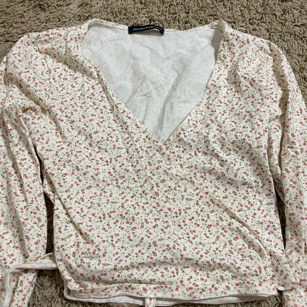 Brandy Melville Wrap Top